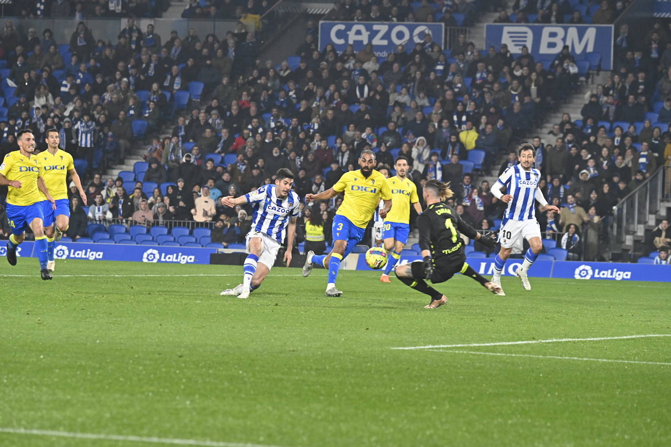 Las mejores imágenes del Real Sociedad - Cádiz