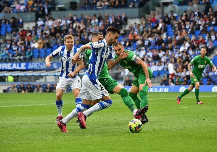 Real Sociedad-Elche: resumen, resultado y goles