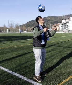 Imagen secundaria 2 - IImanol, en su época como entrenador del cadete del Orioko en 2009.