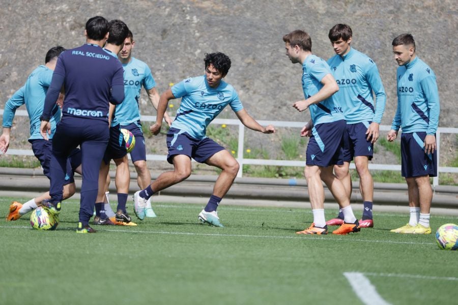 Último ensayo antes de recibir al Rayo