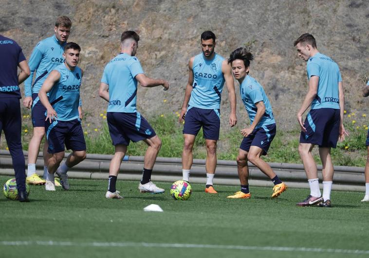 Barrenetxea, Sorloth y Aritz, grandes novedades en el once txuri-urdin