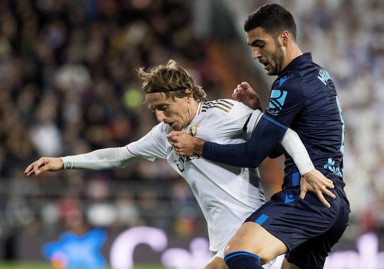 Luka Modric, casi descartado para jugar ante la Real Sociedad