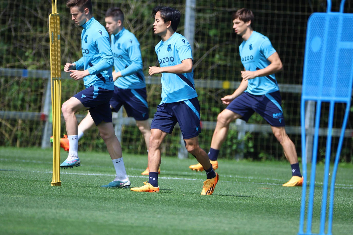 Las mejores imágenes el entrenamiento de la Real Sociedad
