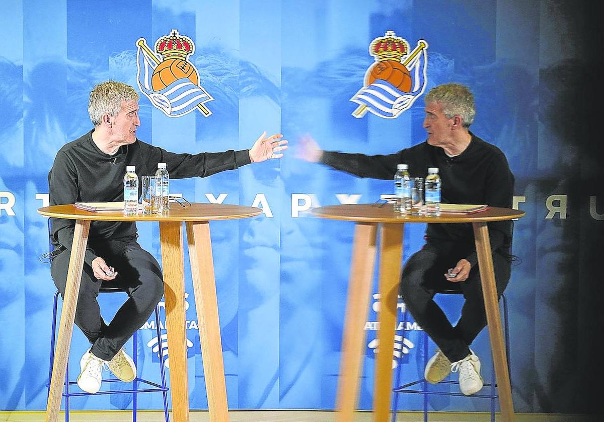 Olabe en la comparecencia de prensa del año pasado.