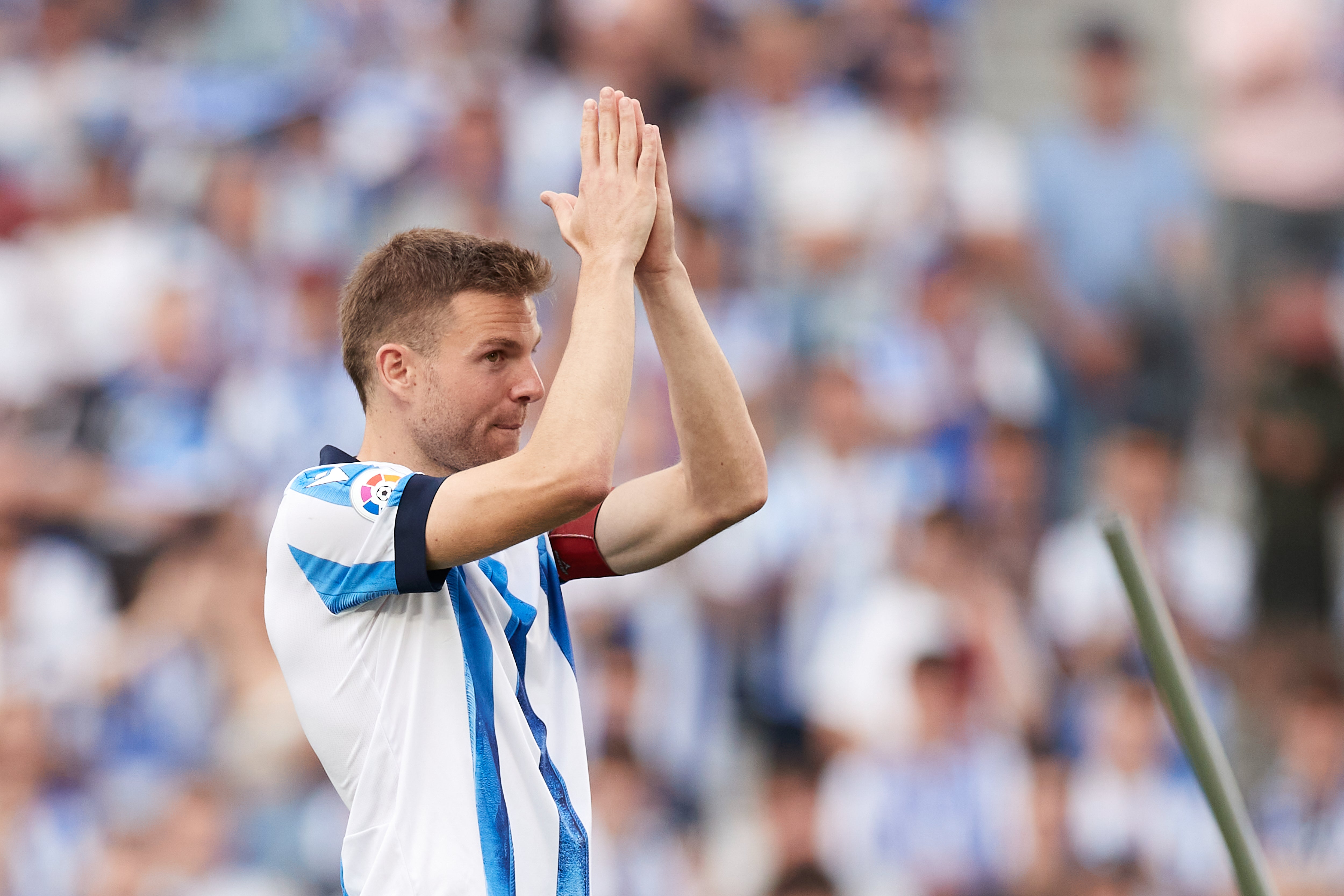 Illarramendi se despide del Reale Arena dando las gracias a la afición