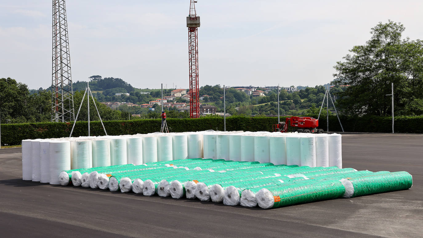 Zubieta &#039;patas arriba&#039; para reanudar los trabajos de reforma