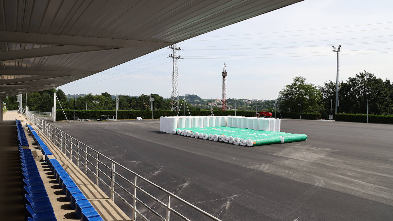 Zubieta &#039;patas arriba&#039; para reanudar los trabajos de reforma