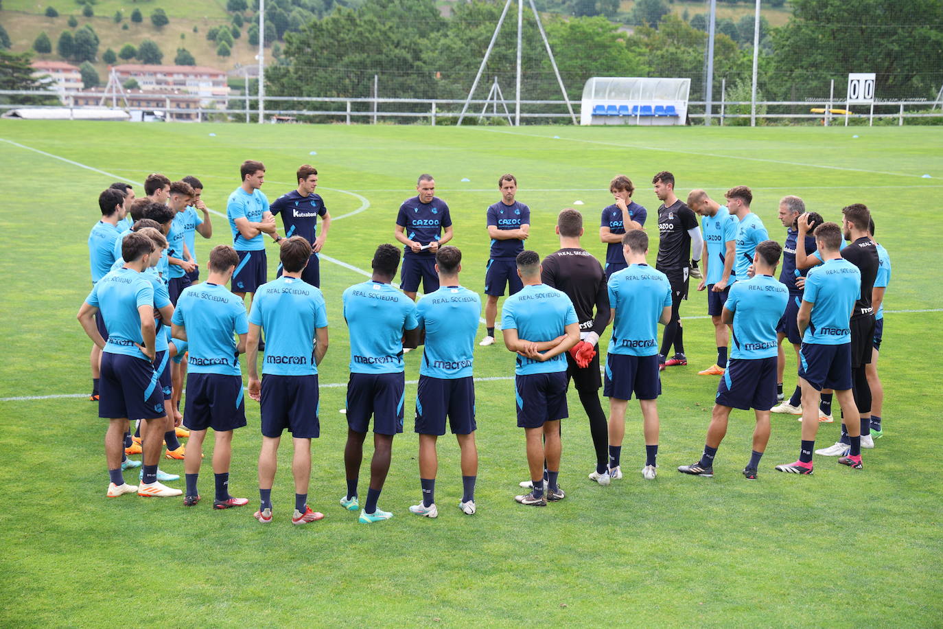 Entrenamiento del sanse en Zubieta