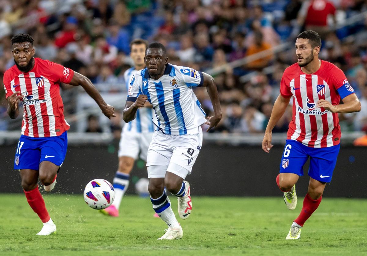 Hamari Traoré ha demostrado en pretemporada que elevará el nivel en el lateral. p