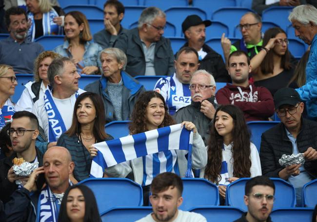 Las imágenes de la afición en el Reale Arena.