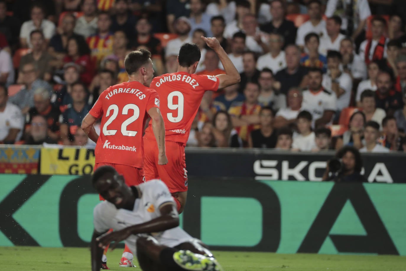 El Valencia - Real Sociedad, en imágenes