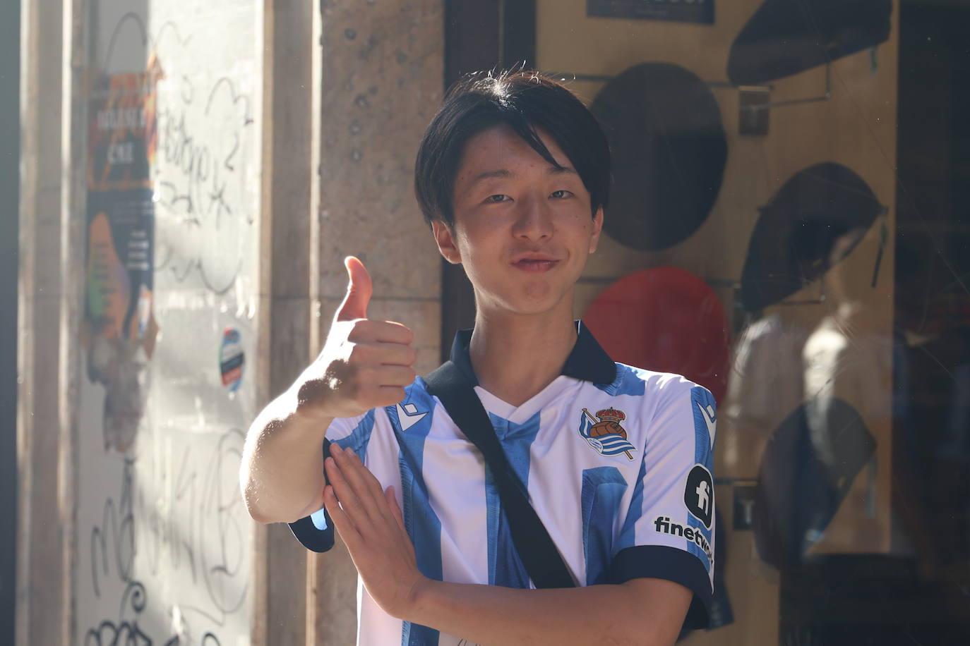 Ambiente magnífico en la previa del Real Sociedad-Athletic