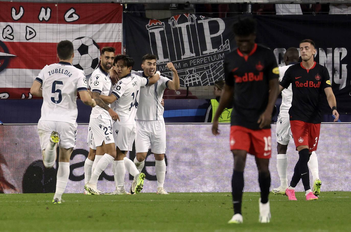 El Salzburgo-Real Sociedad, en imágenes