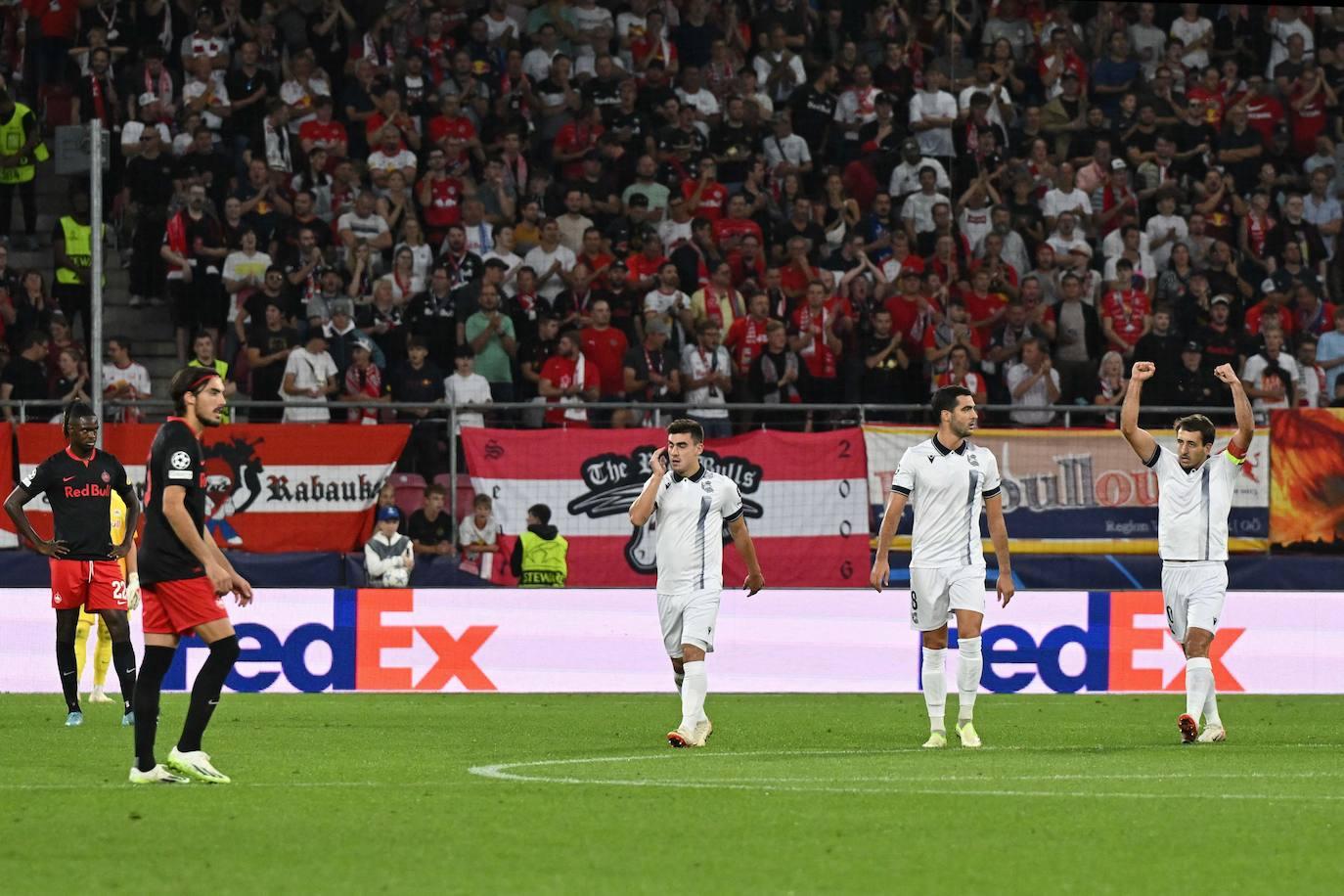 El Salzburgo-Real Sociedad, en imágenes