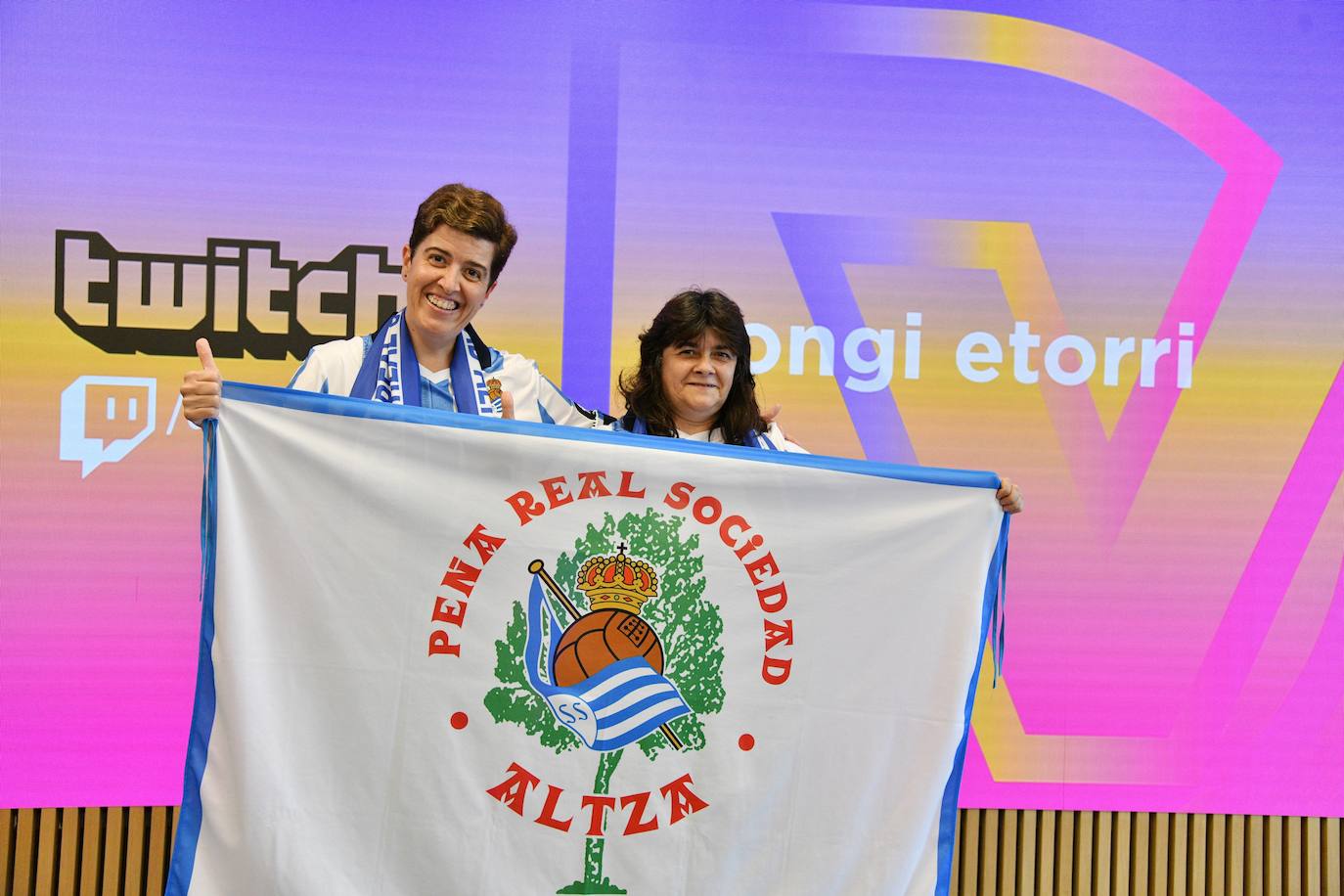 Saioa Pérez y Pili Fernández