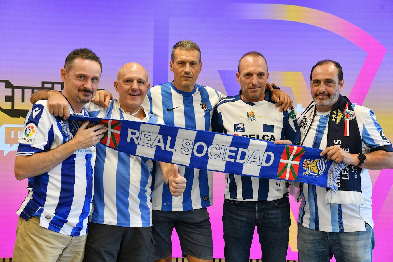 Jesús Villoria, Joseba Ona, Iñigo Aranguren, Imanol Araizegi, Juan Manuel Muley