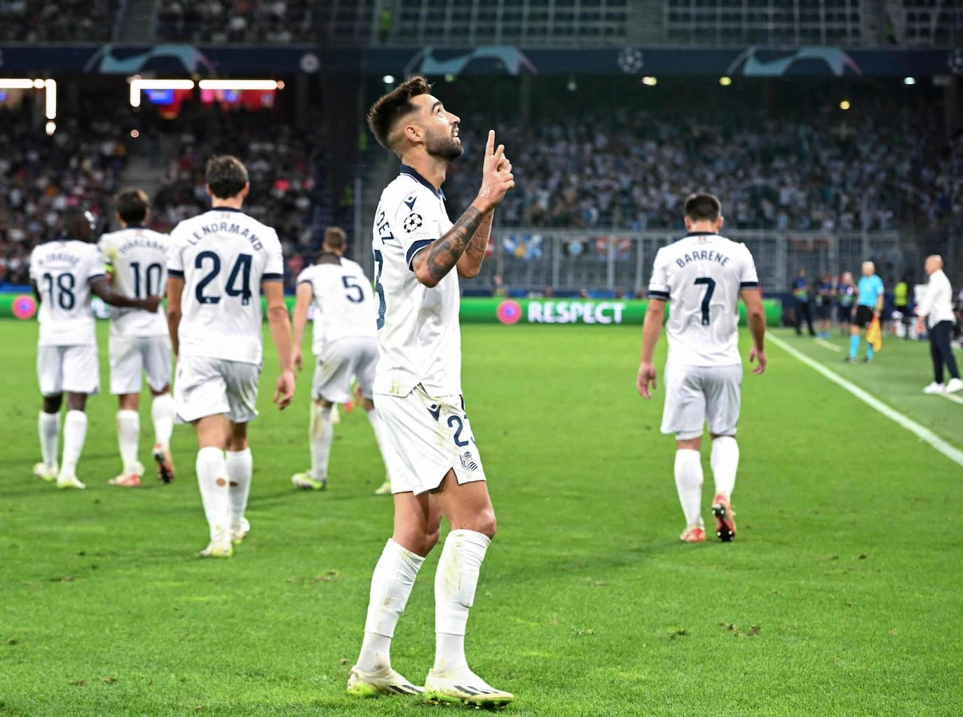 El Salzburgo-Real Sociedad, en imágenes