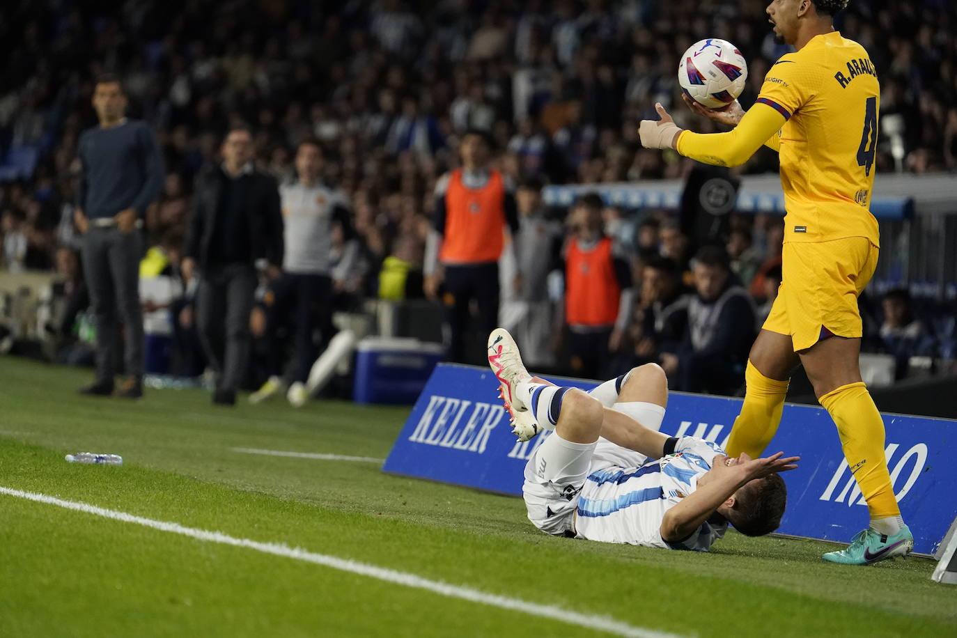 Las mejores imágenes del Real Sociedad - Barcelona