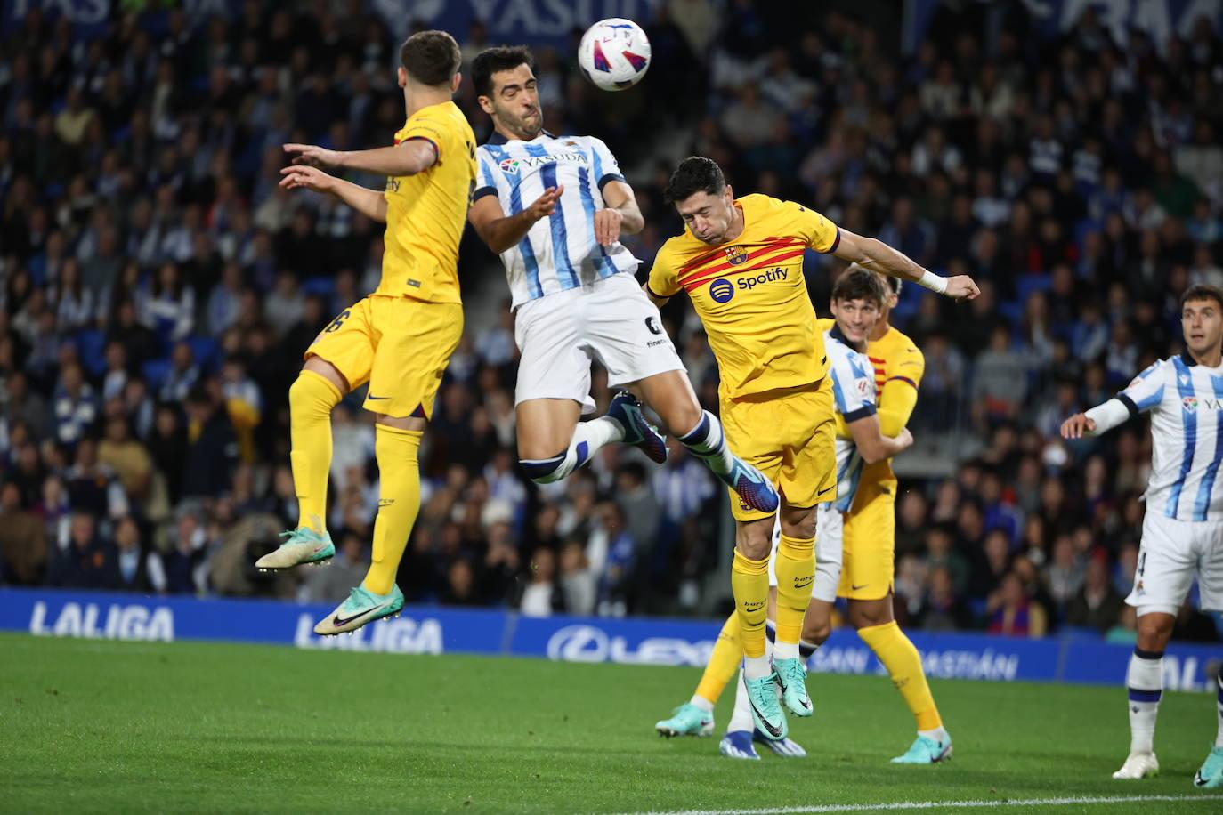 Las mejores imágenes del Real Sociedad - Barcelona
