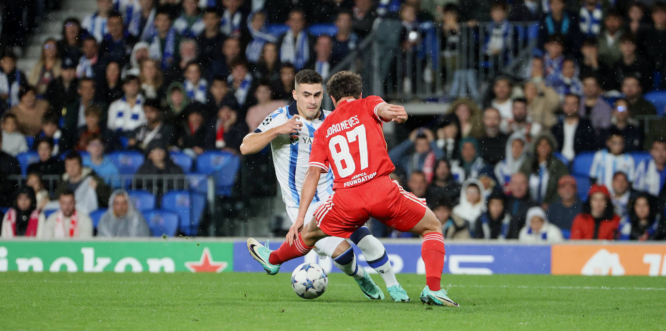 La mejores imágenes del Real Sociedad - Benfica