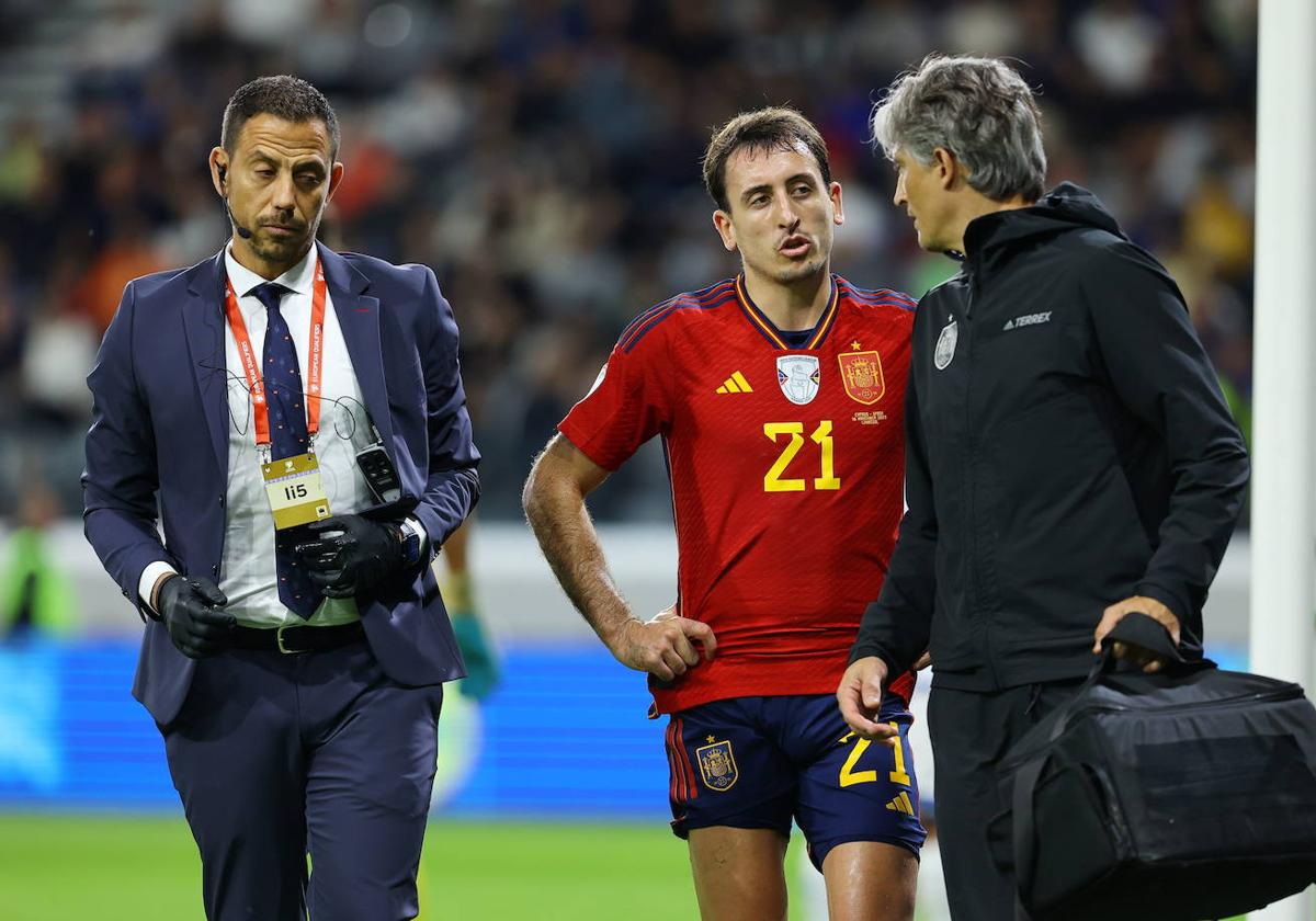 Oyarzabal, de baja varias semanas tras lesionarse el bíceps femoral izquierdo
