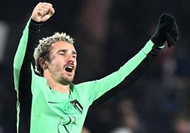 Antoine Griezmann celebra esta semana la victoria en Champions League contra el Feyenoord.