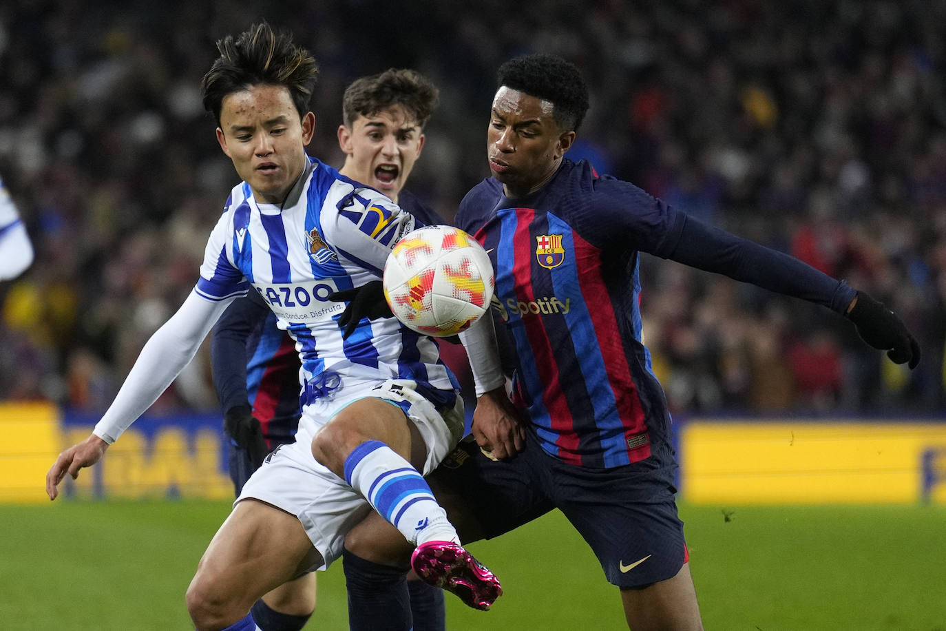 Fotos: Derrota de la Real ante el Barcelona