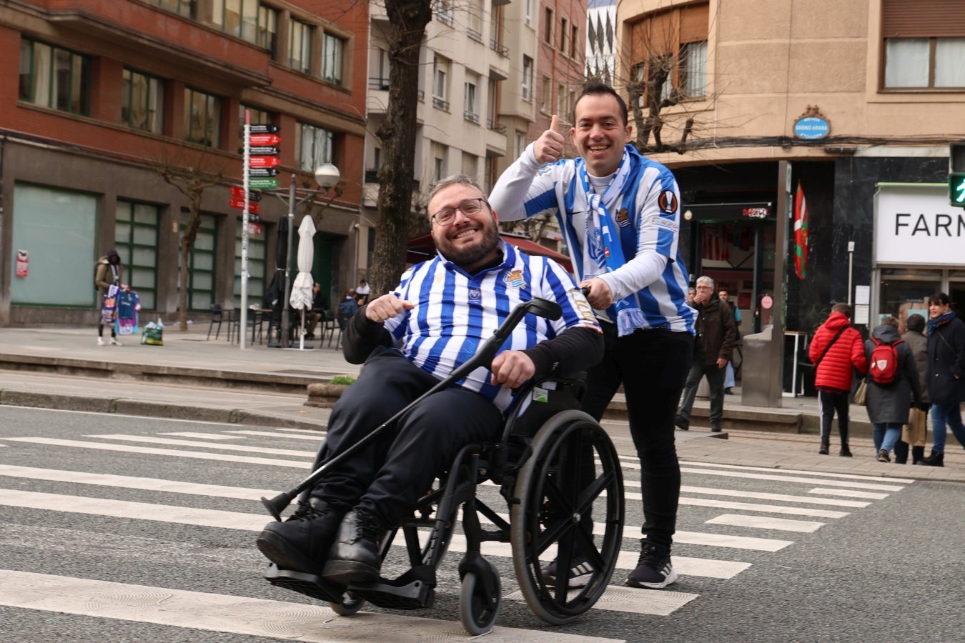 Las aficiones calientan motores antes del derbi