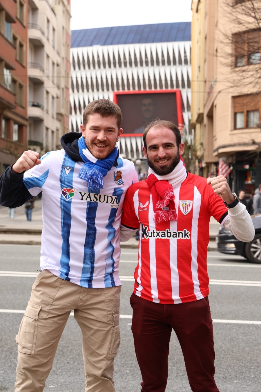 Las aficiones calientan motores antes del derbi