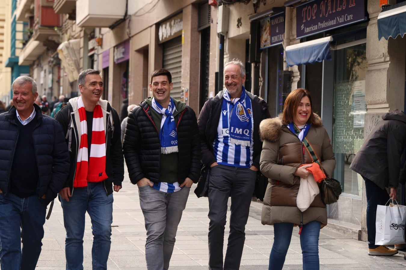 Las aficiones calientan motores antes del derbi