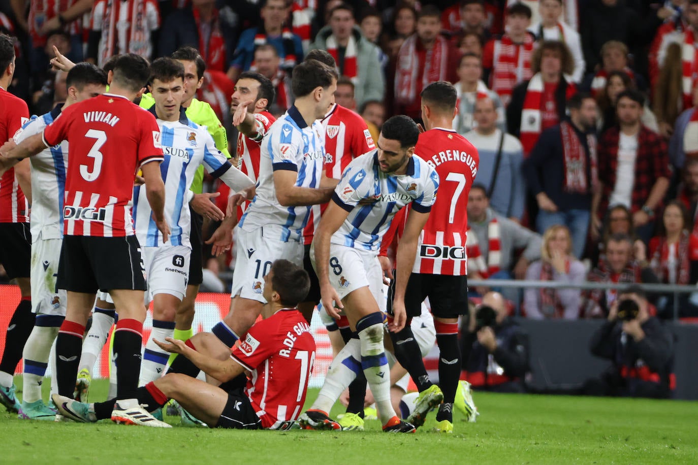 El derbi de San Mamés, en imágenes