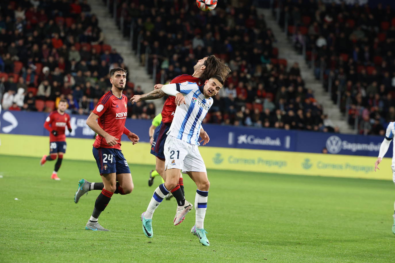 Las mejores imágenes del Osasuna-Real Sociedad