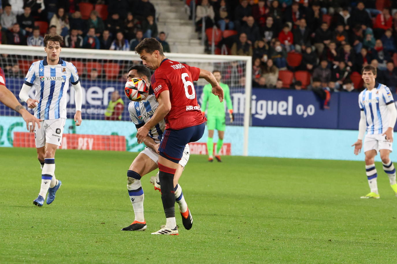 Las mejores imágenes del Osasuna-Real Sociedad