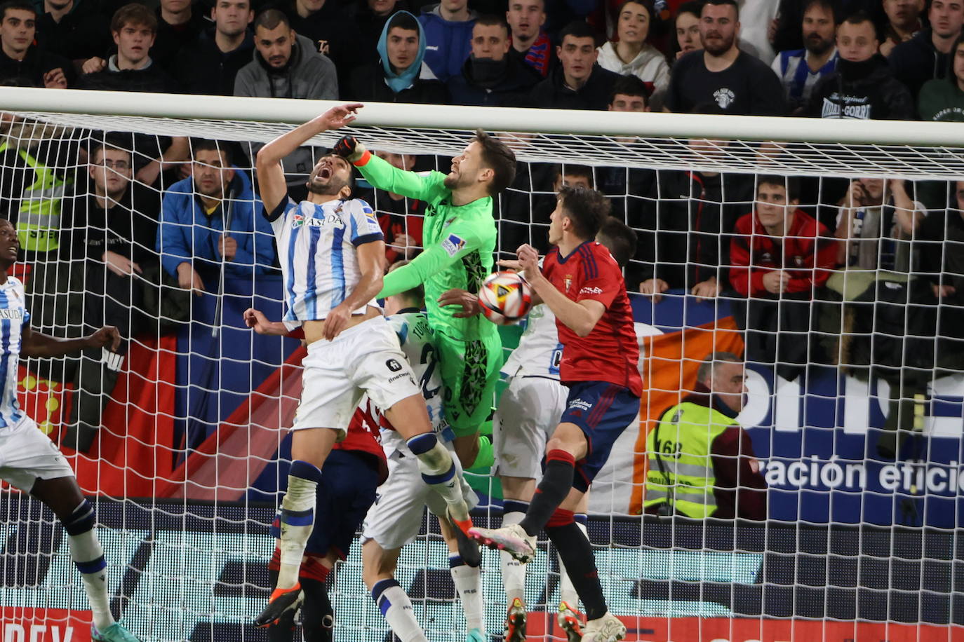 Las mejores imágenes del Osasuna-Real Sociedad