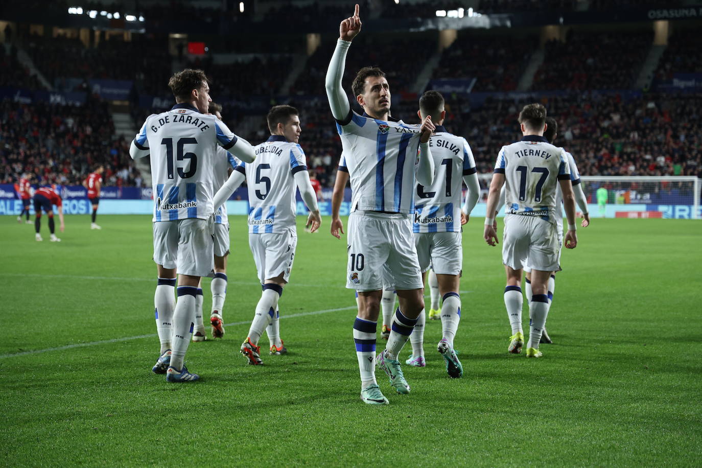 Las mejores imágenes del Osasuna-Real Sociedad