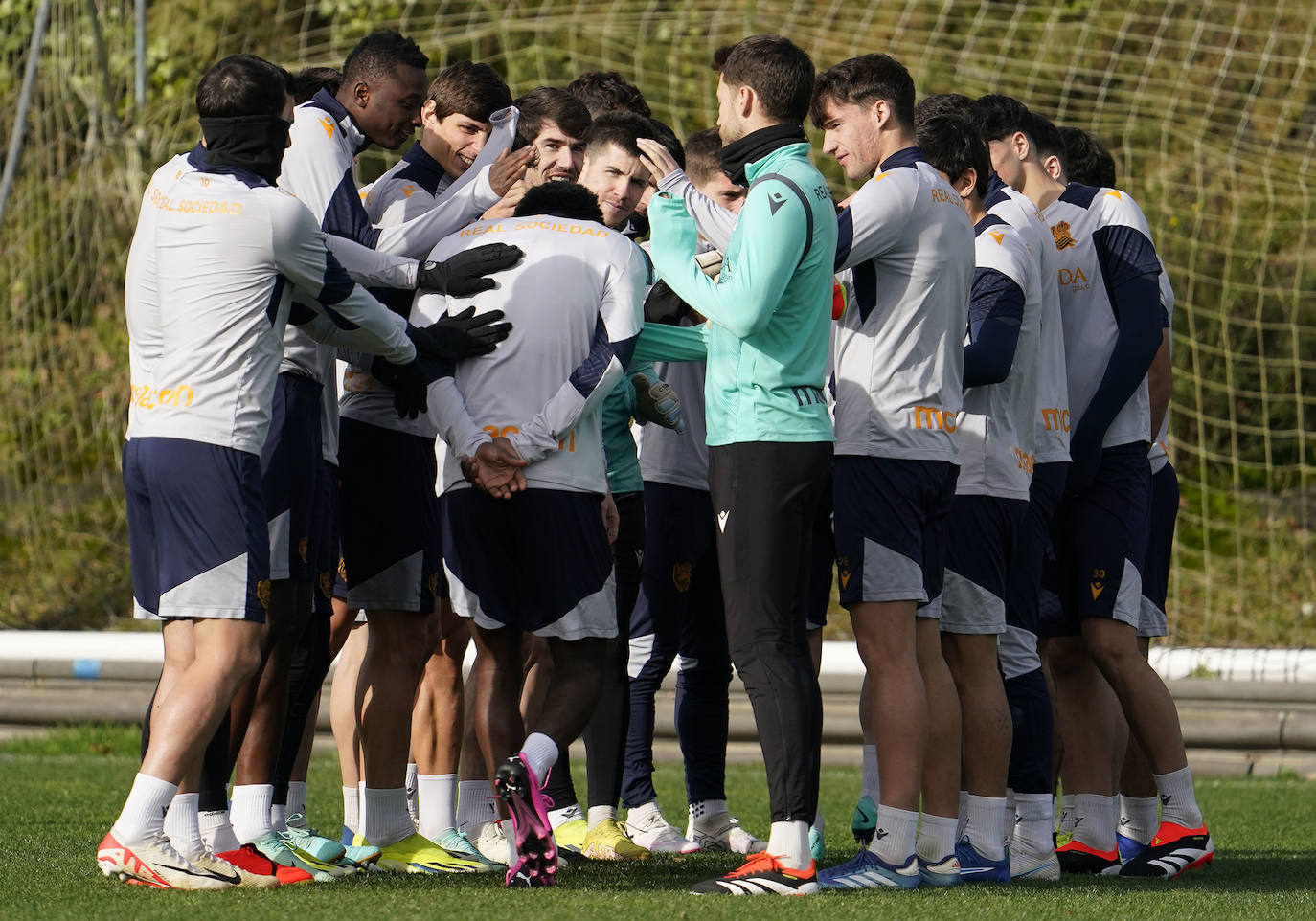 Las mejores imágenes del entrenamiento de la Real