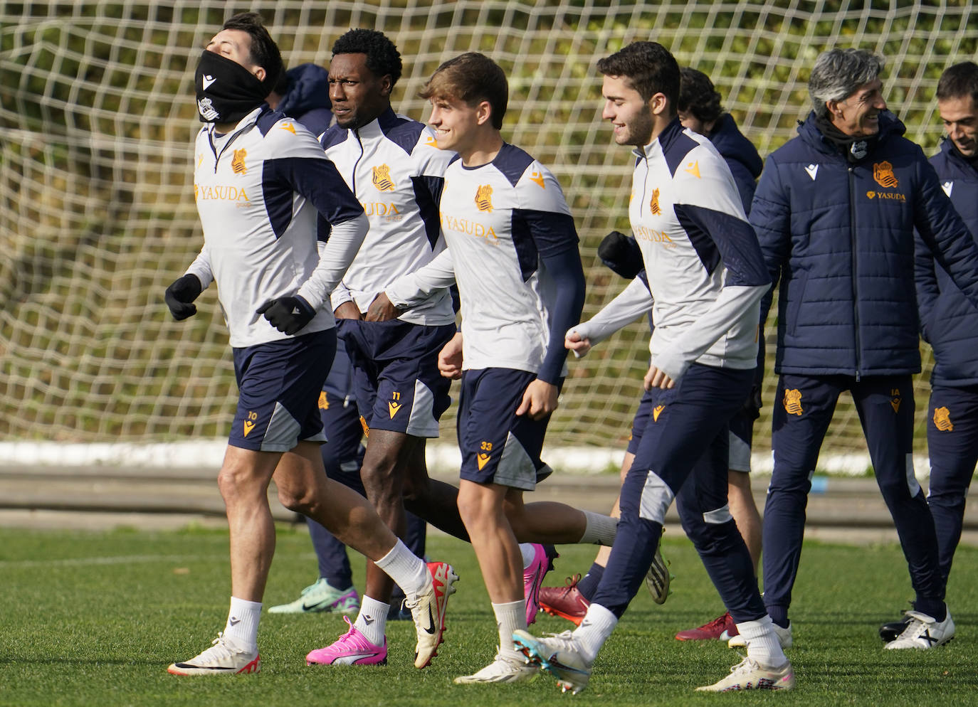 Las mejores imágenes del entrenamiento de la Real