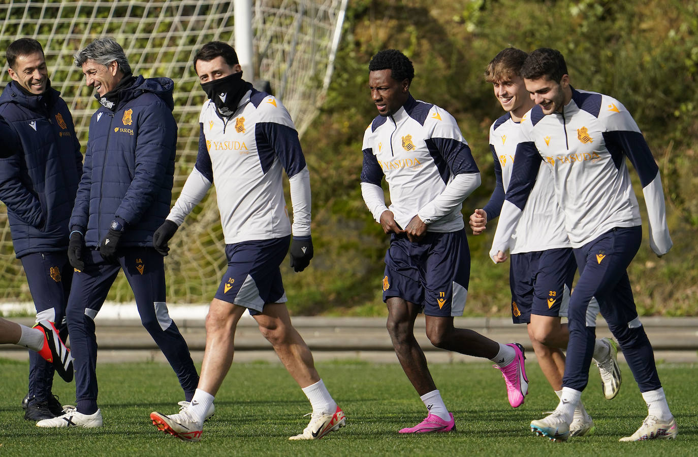 Las mejores imágenes del entrenamiento de la Real