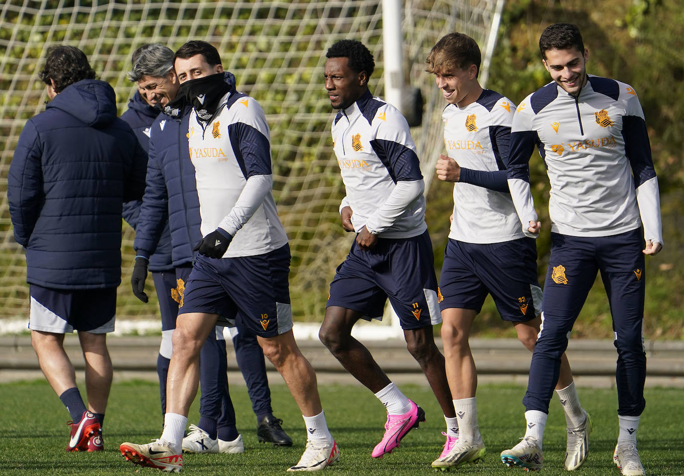 Las mejores imágenes del entrenamiento de la Real