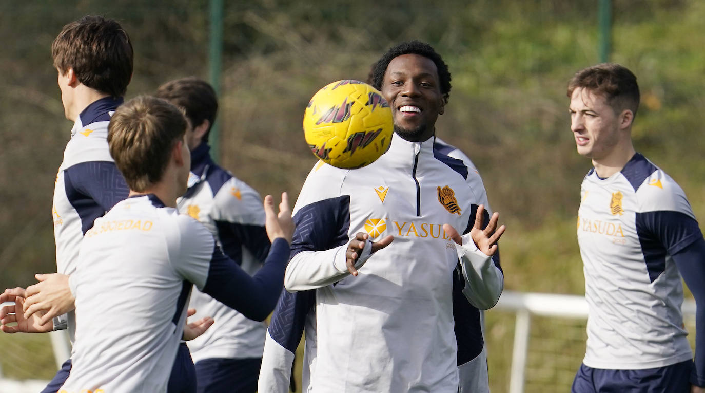 Las mejores imágenes del entrenamiento de la Real