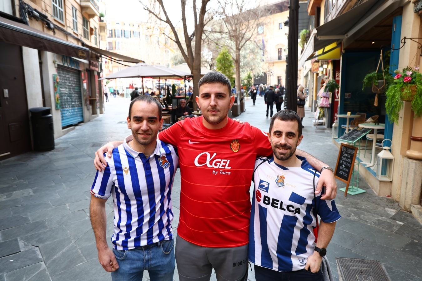 La afición de la Real Sociedad ya está en Mallorca