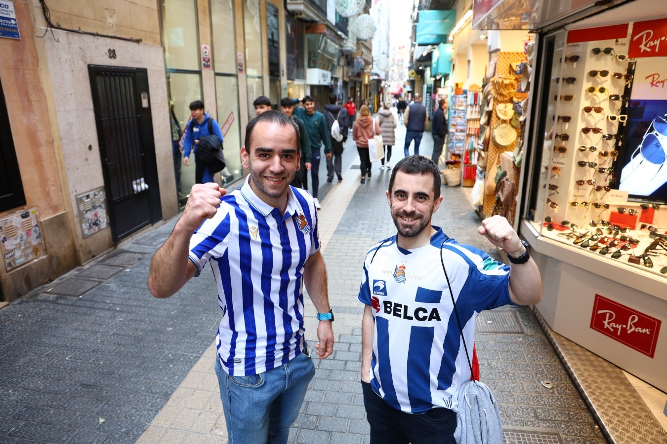 La afición de la Real Sociedad ya está en Mallorca