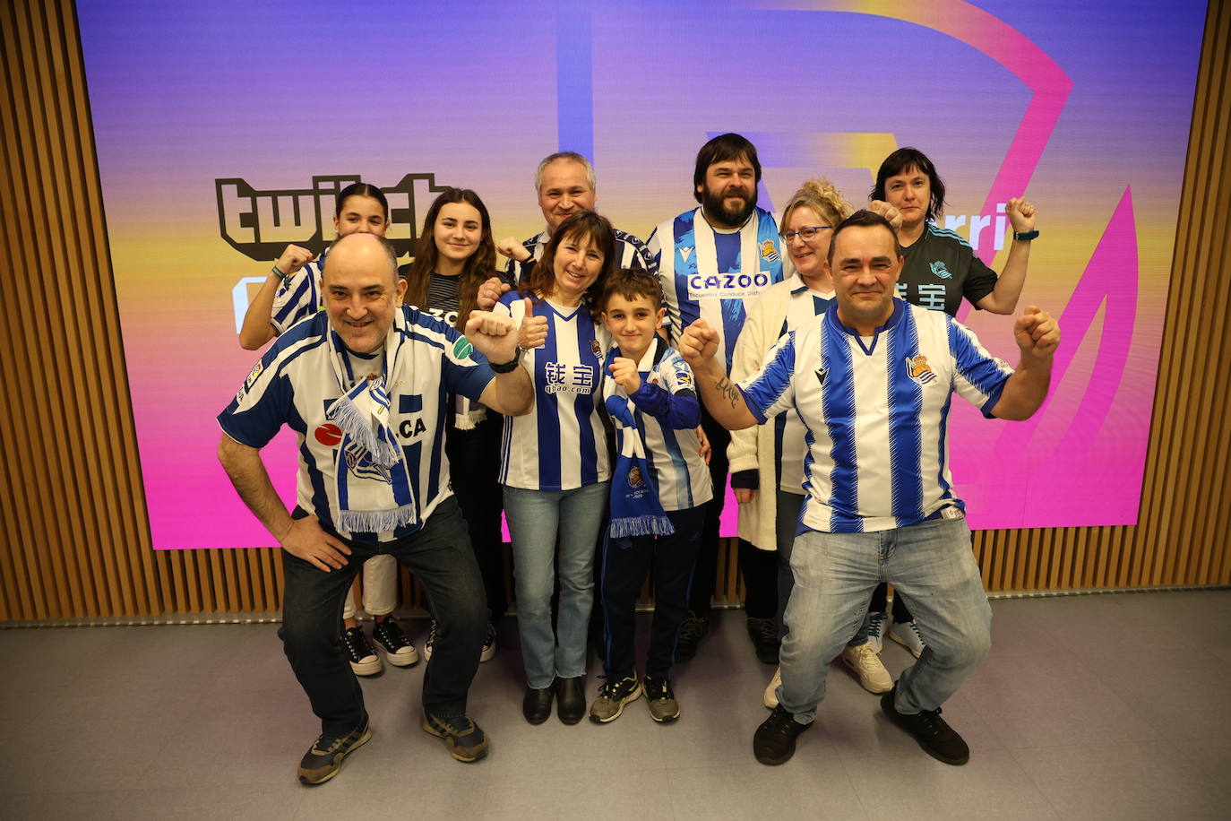 Josean Ubiria, Iraia Carrasco, Andrea Mateos, Eva Carrasco, Pedro Mateos, Urko Carrasco, Iñigo Lasa, Margarita San Nazario, Santiago Lasa y Nekane Labandibar.