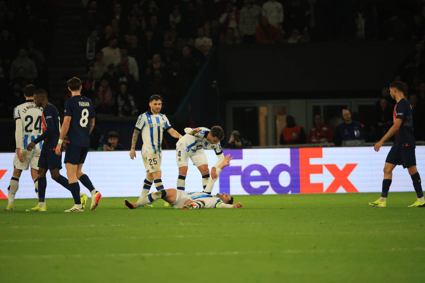 Las mejores imágenes del PSG - Real Sociedad