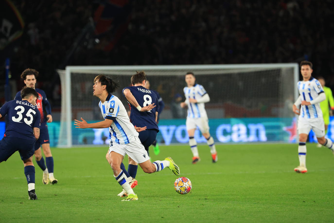 Las mejores imágenes del PSG - Real Sociedad