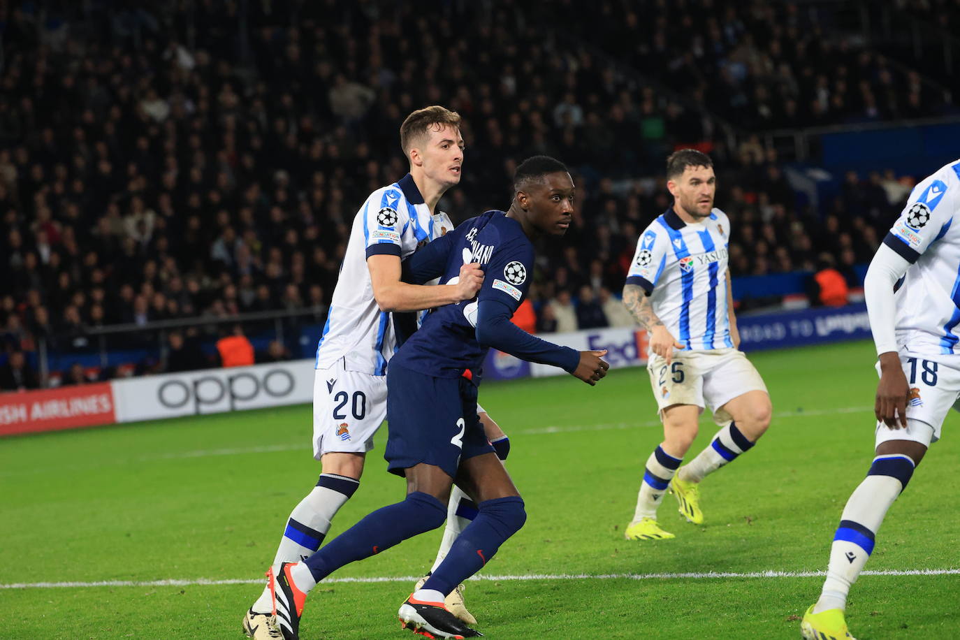 Las mejores imágenes del PSG - Real Sociedad