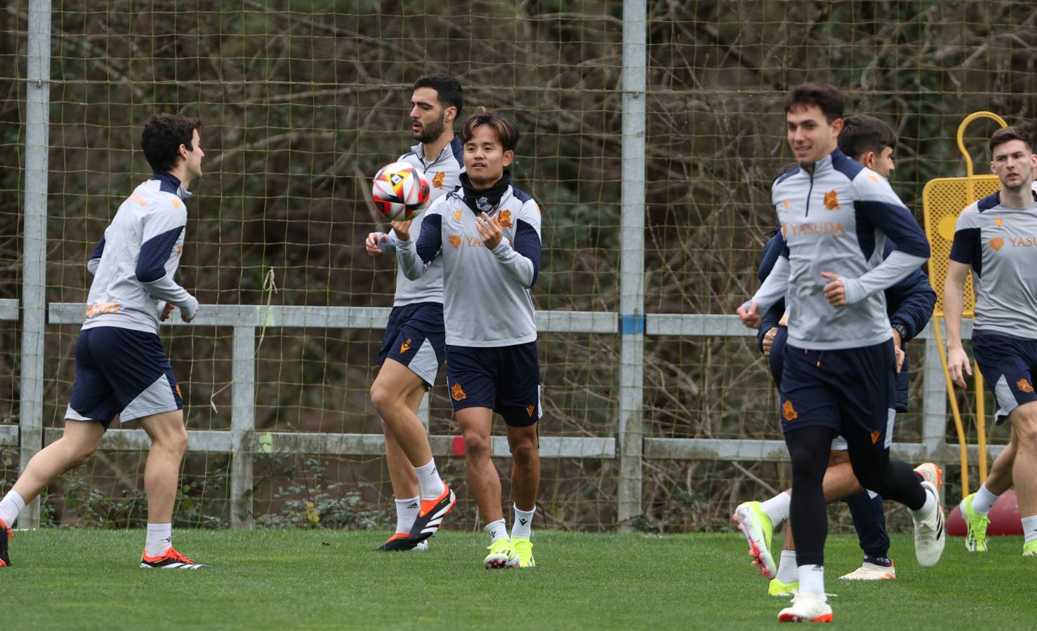 El último entrenamiento de la Real, en imágenes