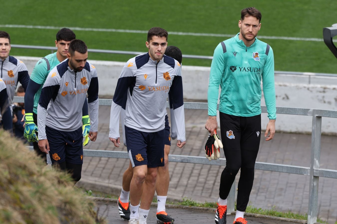 El último entrenamiento de la Real, en imágenes