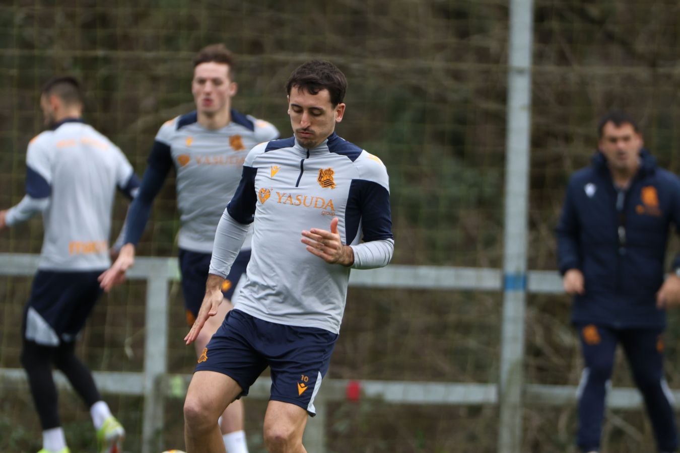 El último entrenamiento de la Real, en imágenes