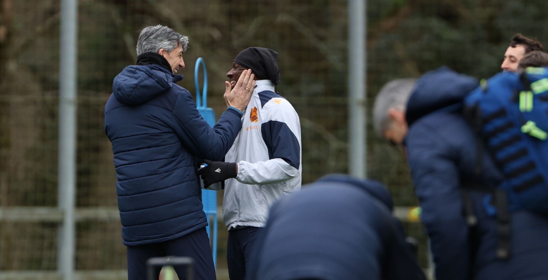 El último entrenamiento de la Real, en imágenes